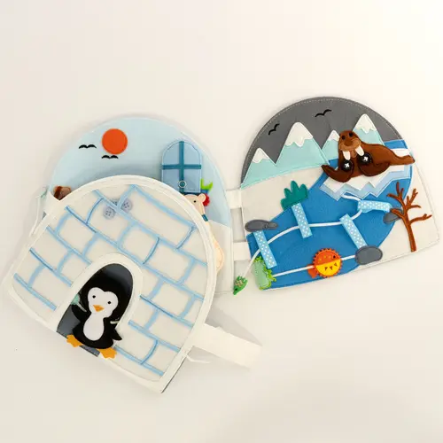 Jolly designs - Quiet Books Jolly Design Playbook Iglo, vanaf 12 maanden