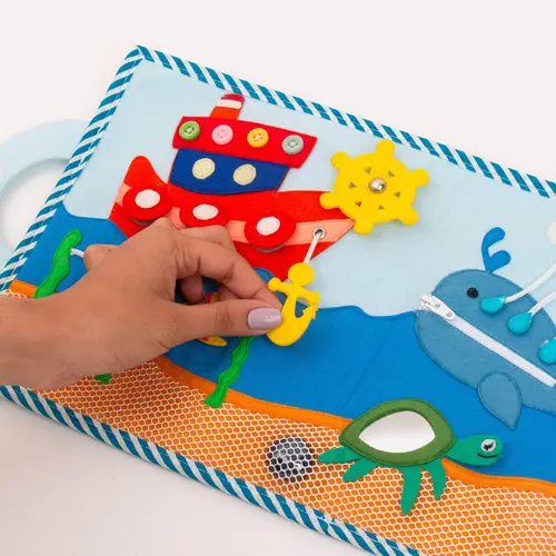 Jolly designs - Quiet Books Jolly Design Speelboek Magische Vis, vanaf 12 maanden