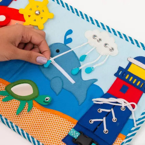 Jolly designs - Quiet Books Jolly Design Speelboek Magische Vis, vanaf 12 maanden