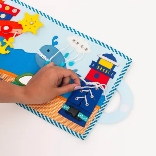 Jolly designs - Quiet Books Jolly Design Speelboek Magische Vis, vanaf 12 maanden