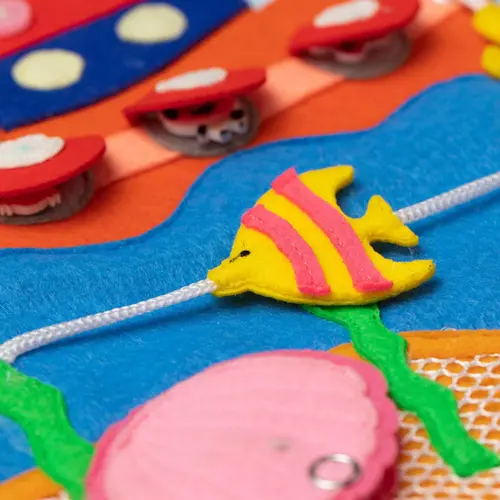 Jolly designs - Quiet Books Jolly Design Speelboek Magische Vis, vanaf 12 maanden