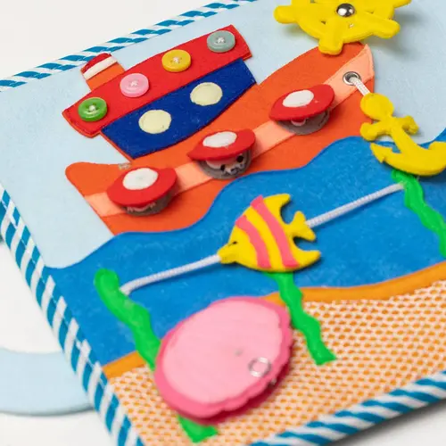 Jolly designs - Quiet Books Jolly Design Speelboek Magische Vis, vanaf 12 maanden