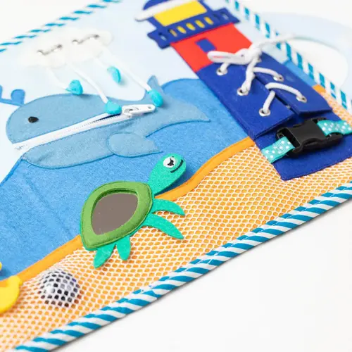 Jolly designs - Quiet Books Jolly Design Speelboek Magische Vis, vanaf 12 maanden