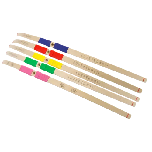 BestSaller Bestsaller Houten handboog gekleurd met schietgat en drie pijlen