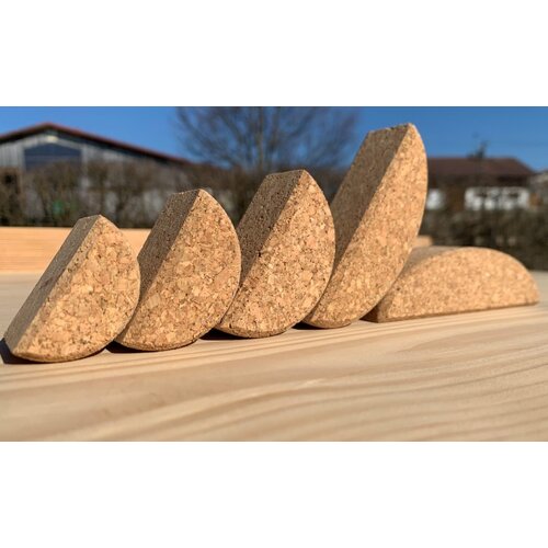 KORXX kurk blokken Korxx Bowie - ronde en ovale kurken bouwblokken