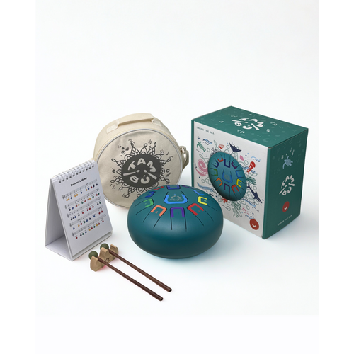 Tambú Tambú 8 - tongdrum mat turquoise 11 noten