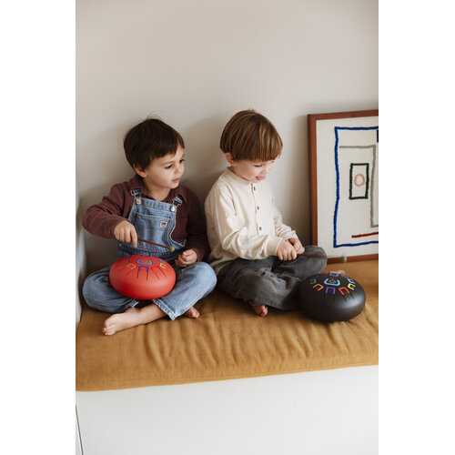 Tambú Tambú 8 - Blauwe grijze tongdrum - handpan 11 noten met toebehoren