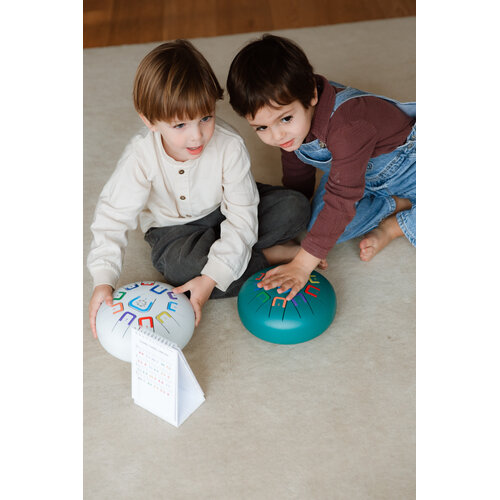 Tambú Tambú 8 - mat witte tongdrum - handpan 11 noten met toebehoren