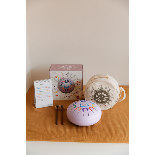 Tambú Tambú 8 - lila tongdrum - handpan 11 noten met toebehoren