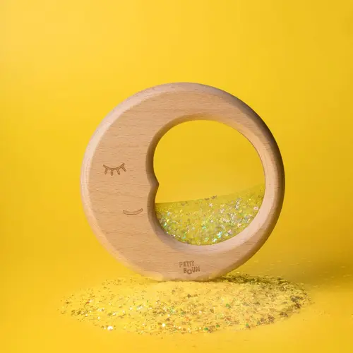 Petit Boum Petit Boum - Sensorische maan - geel