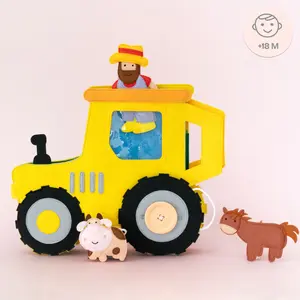 Jolly designs - Quiet Books Travel Buddy Tractor
