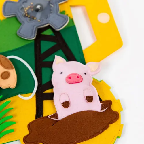 Jolly designs - Quiet Books Travel Buddy Tractor/Trekker - vanaf 18 maanden Jolly designs - Quiet Books Travel Buddy Tractor/Trekker - vanaf 18 maanden