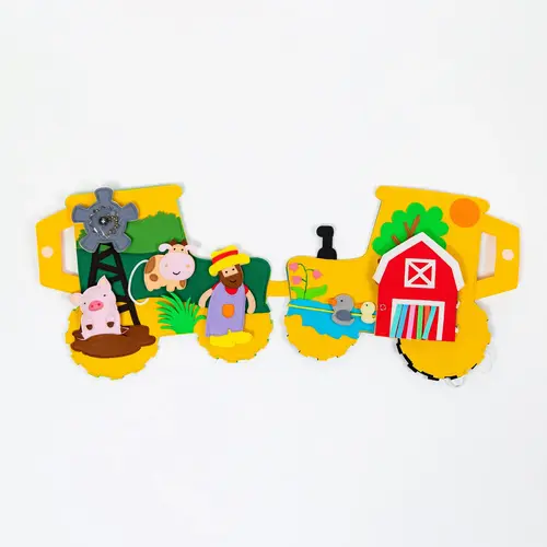 Jolly designs - Quiet Books Travel Buddy Tractor/Trekker - vanaf 18 maanden Jolly designs - Quiet Books Travel Buddy Tractor/Trekker - vanaf 18 maanden