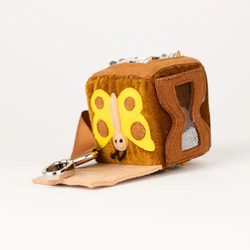 Jolly designs - Quiet Books Sensorische kubus - Yelli - the chearful one vanaf 36 maanden