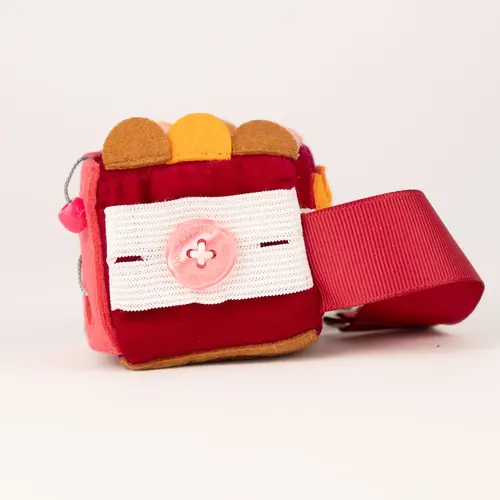 Jolly designs - Quiet Books Sensorische kubus - Ruali - the gentle one vanaf 36 maanden