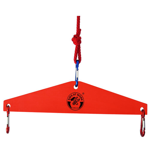 Kids at work kindergereedschap van Corvus Toys Kids at Work eenvoudige houten weegschaal voor kinderen