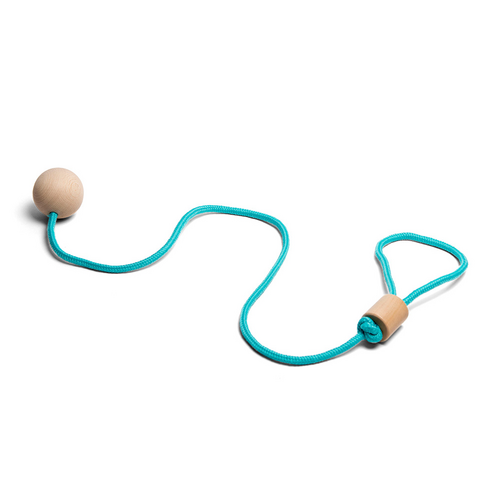 BS Toys BS Toys - Enkelspringbal met houten bal