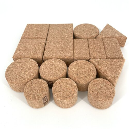 KORXX kurk blokken Korxx Baby S naturel - 15 kurk kurk blokken KORXX kurk blokken Korxx Baby S naturel - 15 kurk kurk blokken