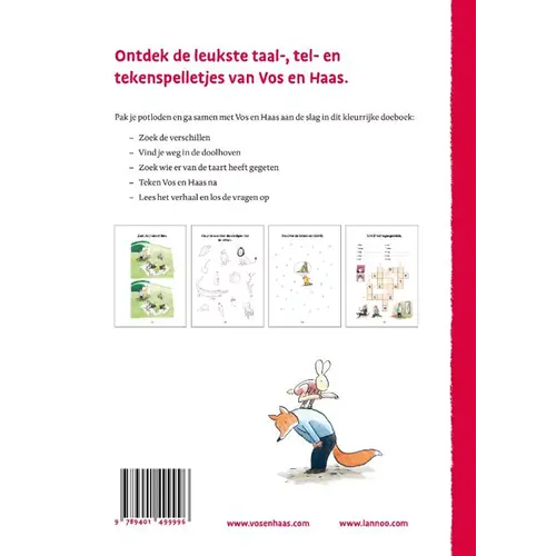 Lannoo kinderboeken Vos en Haas, superdikke doeboek