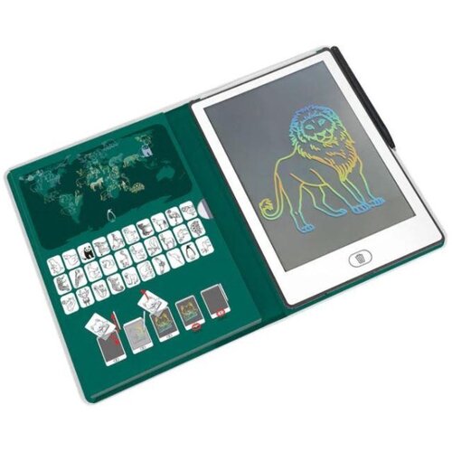 Kidywolf Kidywolf Kidydraw LCD Tekenbord mini - Animals around the world