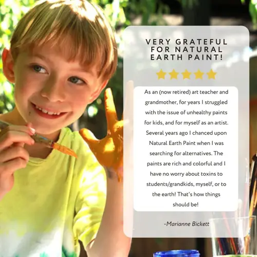 Natural Earth Paint natuurlijke kinderverf en kunstverf Natural Earth Paint Nature Craft Paint Kit
