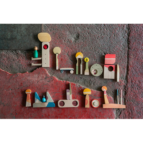 Grapat Grapat Happy Place | Open einde bouwset voor fantasierijke miniatuurwerelden