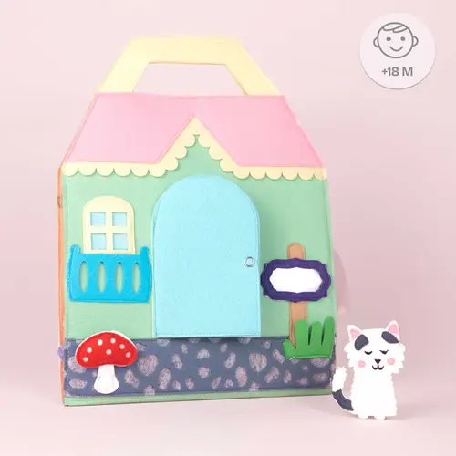 Jolly designs - Quiet Books Jolly Designs Travel Buddy Wonder Meadow Vilten Poppenhuis