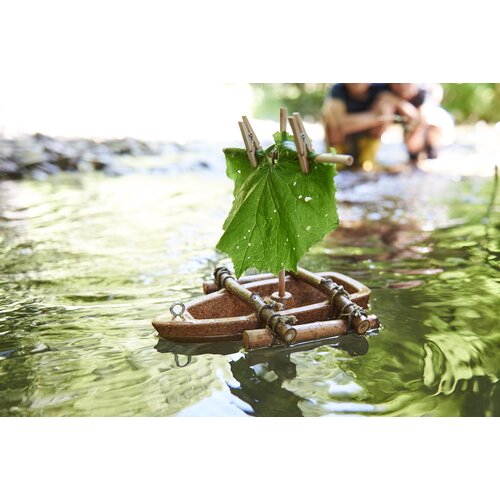 Haba Terra Kids - Bouwpakket Kurken boot, vanaf 6 jaar