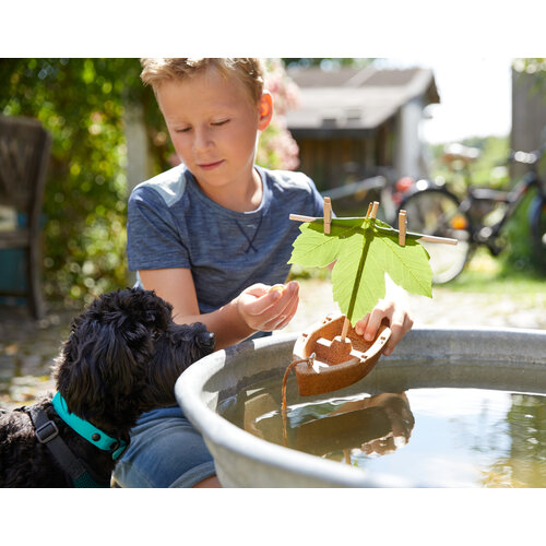 Haba Terra Kids - Bouwpakket Kurken boot, vanaf 6 jaar