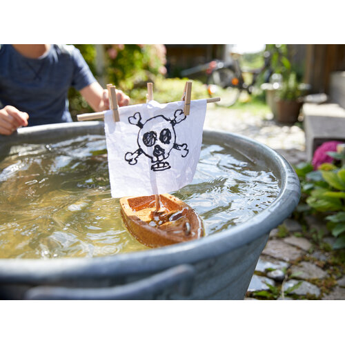 Haba Terra Kids - Bouwpakket Kurken boot, vanaf 6 jaar