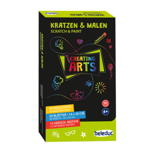 Beleduc Beleduc Kraskaarten | Kras en Ontdek (30 stuks)