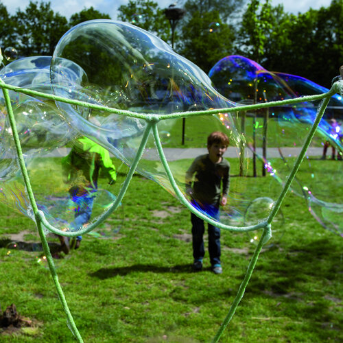 Bellenblaas voor kinderen | BubbleLab XXL zeepbellen en Sonett biologische bellenblaas
