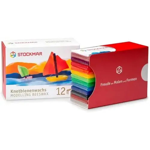 Mercurius Stockmar Bijenkneedwas 12 kleuren – boetseren met alle zintuigen Mercurius Stockmar Bijenkneedwas 12 kleuren – boetseren met alle zintuigen