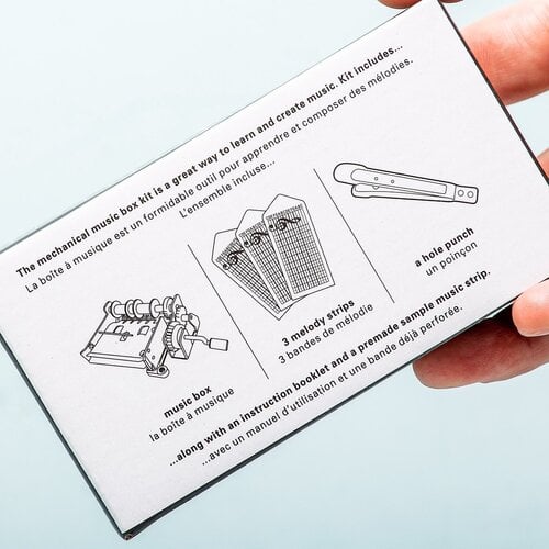 Kikkerland design Make Your Own Music Box | Zelf muziek maken en ontdekken Kikkerland design Make Your Own Music Box | Zelf muziek maken en ontdekken