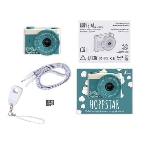 Hoppstar Hoppstar Kindercamera Popcorn | Compacte camera voor jonge fotografen