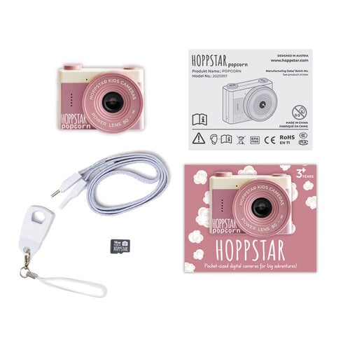 Hoppstar Hoppstar Kindercamera Popcorn | Compacte camera voor jonge fotografen