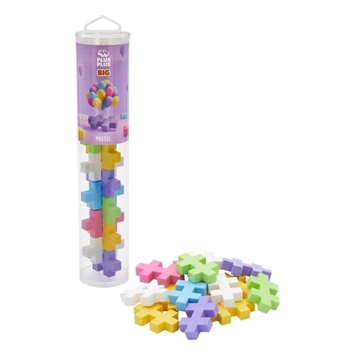 Plus-Plus BIG bouwstenen in koker - kies je kleurmix Plus-Plus BIG bouwstenen in koker - kies je kleurmix