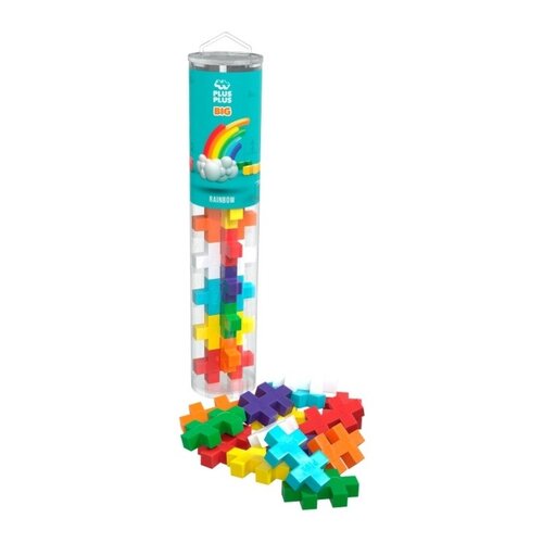 Plus-Plus BIG bouwstenen in koker - kies je kleurmix Plus-Plus BIG bouwstenen in koker - kies je kleurmix