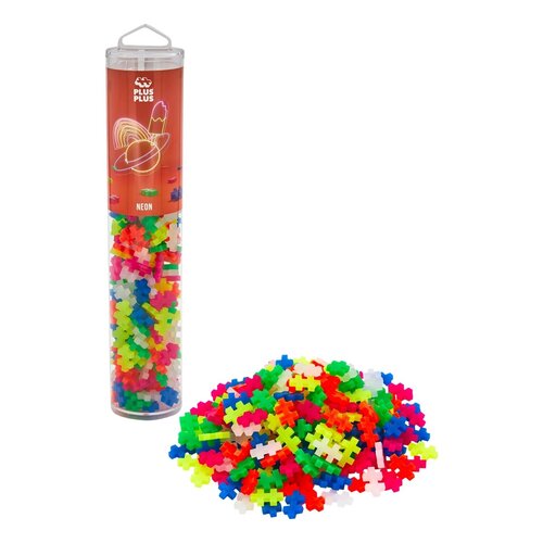 Plus-Plus bouwstenen in koker - 240 stuks in kleur naar keuze Plus-Plus bouwstenen in koker - 240 stuks in kleur naar keuze