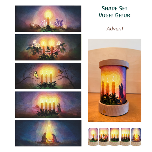 Toverlux Toverlux shades Vogel Geluk – Advent Toverlux Toverlux shades Vogel Geluk – Advent