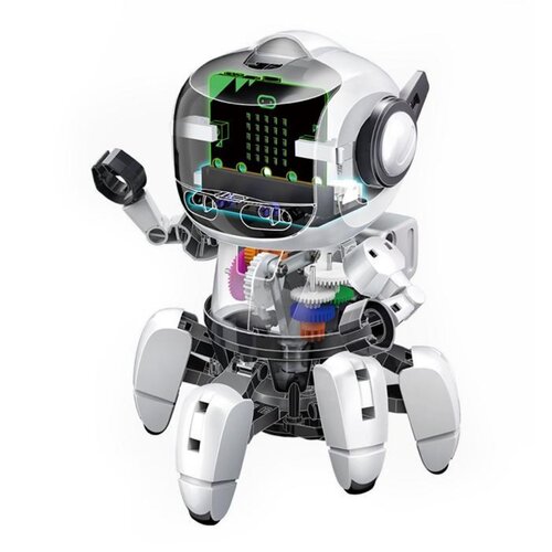 Velleman Tobbie II micro:bit robotkit vanaf 14 jaar om code te laten bewegen Velleman Tobbie II micro:bit robotkit vanaf 14 jaar om code te laten bewegen