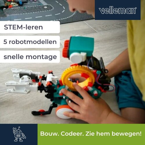 5-in-1 instelbare robot vanaf 14 jaar met mechanische code 5-in-1 instelbare robot vanaf 14 jaar met mechanische code