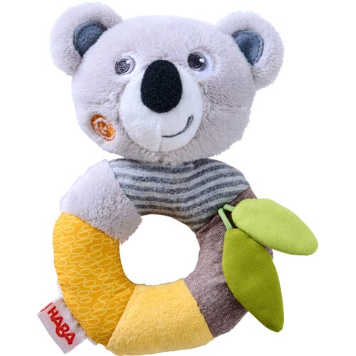 Haba HABA zachte baby rammelaar Koala met grijpring Haba HABA zachte baby rammelaar Koala met grijpring