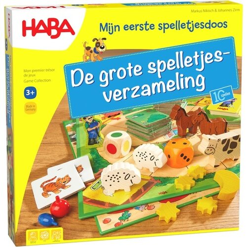 Haba HABA Mijn eerste spelletjesdoos met 10 spellen Haba HABA Mijn eerste spelletjesdoos met 10 spellen