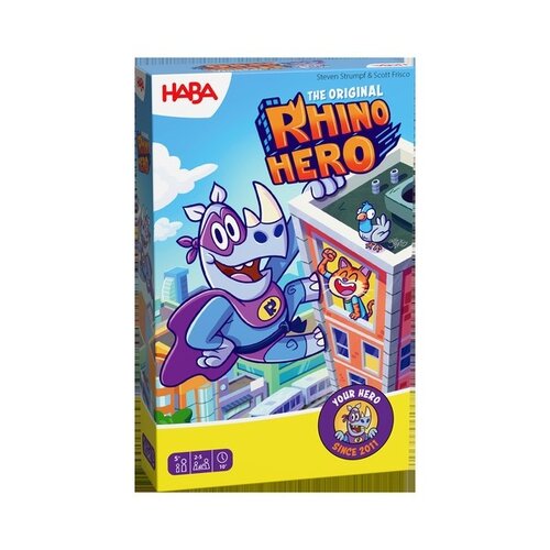 Haba HABA Rhino Hero 3D stapelspel vanaf 5 jaar Haba HABA Rhino Hero 3D stapelspel vanaf 5 jaar