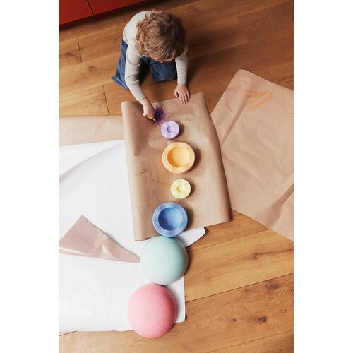 Stapelstein Stapelstein Inside set 6 pastel - bewegen, sorteren en spelen