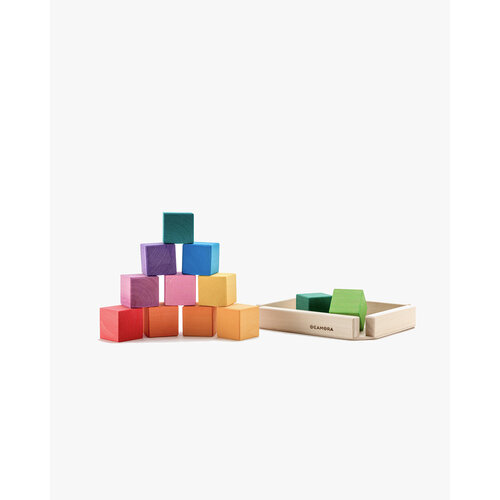 Ocamora Houten regenboogkubussen classic van Ocamora Ocamora Houten regenboogkubussen classic van Ocamora