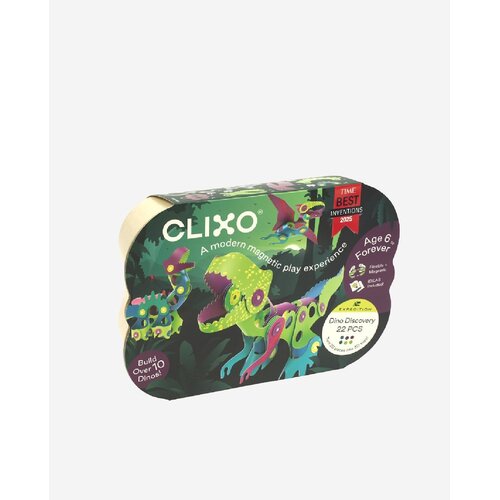 Clixo Clixo Dino Discovery Pack 22 stuks Clixo Clixo Dino Discovery Pack 22 stuks