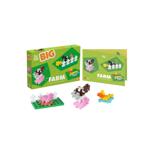 Plus-Plus Plus-Plus BIG Activity Farm met basisplaat voor jonge bouwers Plus-Plus Plus-Plus BIG Activity Farm met basisplaat voor jonge bouwers