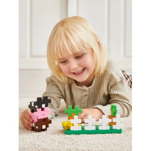 Plus-Plus Plus-Plus BIG Activity Farm met basisplaat voor jonge bouwers Plus-Plus Plus-Plus BIG Activity Farm met basisplaat voor jonge bouwers
